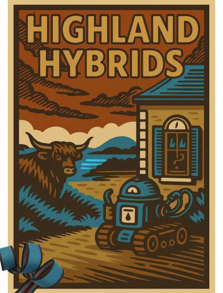 Bügelbild Highland Hybrids